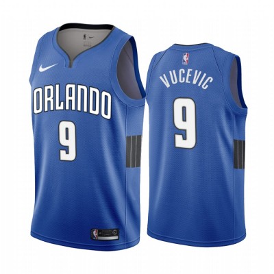 Nike Orlando Magic #9 Nikola Vucevic Blue 2019-20 Statement Edition NBA Jersey Men's